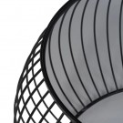 S/2 COFFE TABLE BLACK METAL-GLASS 89 X 80 X 51 CM thumbnail