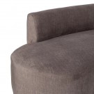 SOFA 3 PIECES GREY OLD FABRIC ROOM 405 X 112 X 70 CM thumbnail