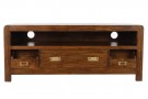 TV CABINET ACACIA 115X40,5X48 NATURAL BROWN thumbnail