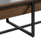 MAIN TABLE NATURAL-BLACK WOOD-METAL 120 X 60 X 43,50 CM thumbnail
