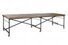 TABLE WOOD METAL 300X100X78 BROWN thumbnail