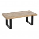 MAIN TABLE NATURAL-BLACK WOOD / METAL 120 X 60 X 45 CM thumbnail