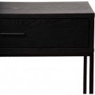 Alexis - Konsollbord med skuffer Svart 120x40x76 Mdf, Metall thumbnail