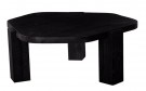 DENISON COFFEE TABLE BLACK 80 X 77 X H 30 CM thumbnail