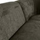 WOOOD SLOPING CORNER SOFA RIGHT STRUCTURE VELVET FROST thumbnail