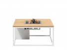 COSILOFT 100 i teak - inkl. glassbeskyttelse, topplate og varetrekk. thumbnail