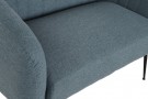 COUCH POLYESTER METAL 129X75X73 BLUE thumbnail