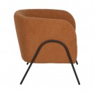 ARMCHAIR TERRACOTTA FABRIC-METAL ROOM 68 X 66 X 74 CM . 614514 slett thumbnail