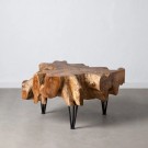 MAIN TABLE NATURAL WAY TEAK WOOD ROOM 80 X 80 X 45 CM thumbnail