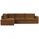 WOOOD FREDDIE CORNER SOFA LEFT BRONZE thumbnail