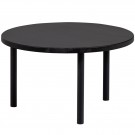 WOOOD  Laut salongbord furu rundt ø60cm dyp svart [fsc] thumbnail
