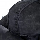 Sjeselongsofa mørkegrå 114x155x92 thumbnail