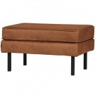 WOOOD RODEO HOCKER ON LEGS COGNAC thumbnail