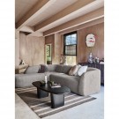 WOOOD SLOPING CORNER SOFA LEFT GREY MELANGE thumbnail