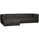 WOOOD BEAN CORNER SOFA LEFT BLACK thumbnail