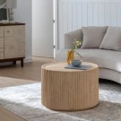 COFFE TABLE BEIGE MAGNESIUM 67 X 67 X 46 CM thumbnail