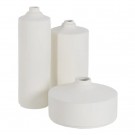 VASE WHITE CERAMIC DECORATION 15 X 15 X 33 CM thumbnail