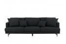 Sofia 3-seter sofa svart thumbnail