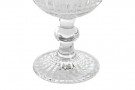  6 GLASS 9X9X16,5 380ML GRATED TRANSPARENT thumbnail