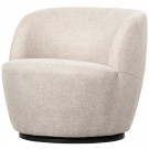 WOOOD SERRA SVINGSTOL I STOFFMIX,  OFFWHITE -FARGET thumbnail
