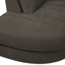 Vtwonen FAMILY 1-SEAT ELEMENTROUND CORNERLEFT WOVENFABRIC ANTHRACITE thumbnail