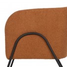ARMCHAIR TERRACOTTA FABRIC-METAL ROOM 68 X 66 X 74 CM . 614514 slett thumbnail