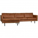 WOOOD RODEO CHAISE LONGUE LEFT COGNAC thumbnail