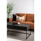 Alexis - Sofabord Svart 120x60x50 Mdf, Metall thumbnail