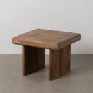 COFFE TABLE BROWN MANGO WOOD ROOM 60 X 60 X 45 CM thumbnail
