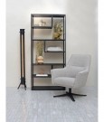 HIGH CABINET BLACK 85 X 35 X 188 CM thumbnail