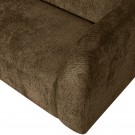 WOOOD SLOPING 3-SEATER SOFA STRUCTURE VELVET BRASS thumbnail