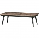 WOOOD RHOMBIC COFFEE TABLE WOOD/METAL 120x60CM thumbnail