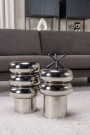 MARA STOOL CHROME DOUBLE W29/D29/H42 thumbnail