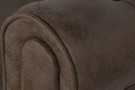 COUCH POLYESTER WOOD 216X78X70 3 SEATS BROWN thumbnail