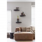 WOOOD BEAN CORNER SOFA LEFT COGNAC thumbnail