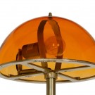 Gulvlampe champagne gull metall/glass 31x31x156 thumbnail