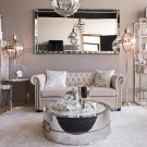 Darian 95x95x32cm Z-S White Marble thumbnail