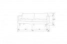 WOOOD RODEO CLASSIC SOFA 2,5-SEATER VELVET PISTACHIO thumbnail