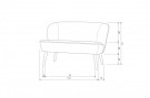 WOOOD SARA SMALL SOFA TEDDY OFF WHITE thumbnail