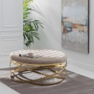 MAIN TABLE TAUPE OLD ROOM 110 X 110 X 43 CM thumbnail