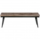 WOOOD RHOMBIC COFFEE TABLE WOOD/METAL 120x60CM thumbnail