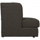 Vtwonen FAMILY 1-SEAT ELEMENTROUND CORNERLEFT WOVENFABRIC ANTHRACITE thumbnail