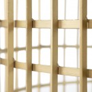 Sofabord gull, metall, glass 91x91x43 thumbnail