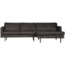 WOOOD RODEO CHAISE LONGUE RIGHT BLACK thumbnail