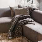 Blend quilt/pledd svart/off white 220x265cm thumbnail