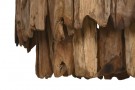 CEILING LAMP TEAK IRON 65X65X50 HECHO A MANO LA-217896 thumbnail