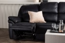 Saranda reclinersofa svart thumbnail