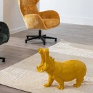 FIGURE HIPPO YELLOW RESIN 66 X 25,50 X 51 CM thumbnail