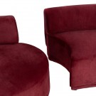 SOFA 3 PIECES BORDEAUX FABRIC ROOM 405 X 112 X 70 CM thumbnail