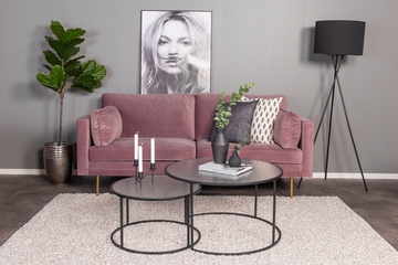 Boom 3-seter sofa rosa